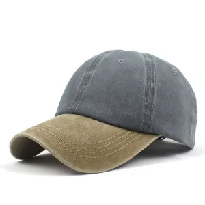 Moncton Basic Bicolor Baseball Cap stylish boater hat with ribbon on model