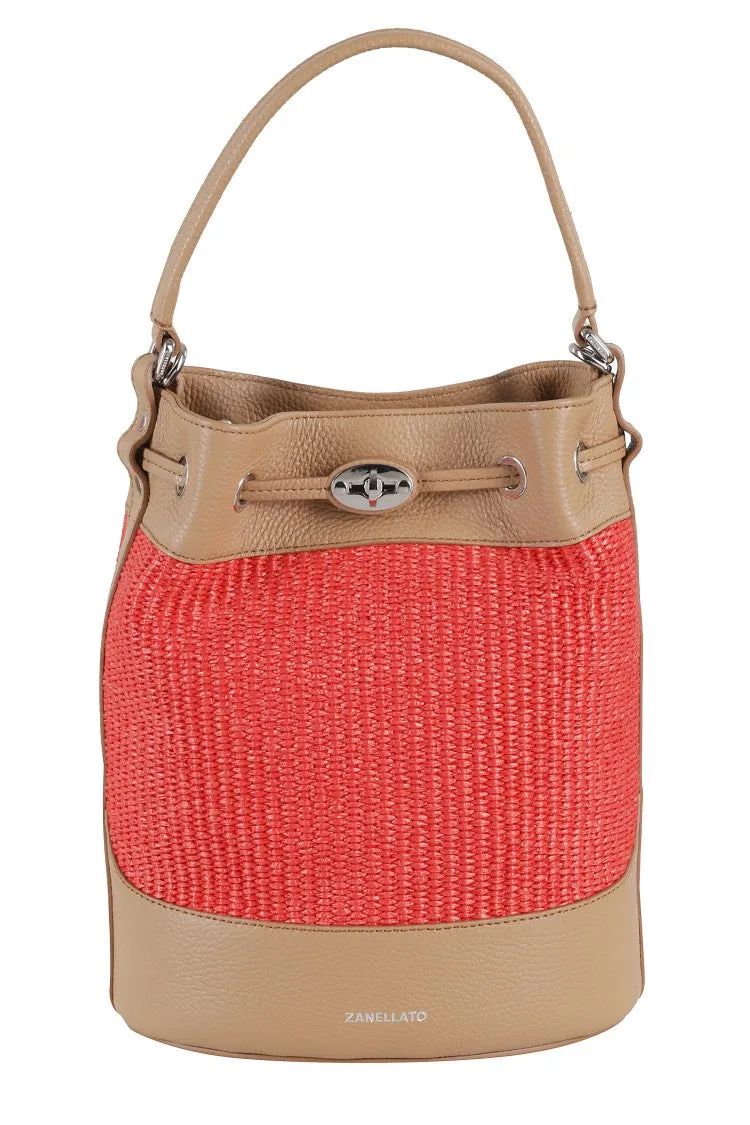 Monda` Vimini Bucket Bag stylish bucket bags