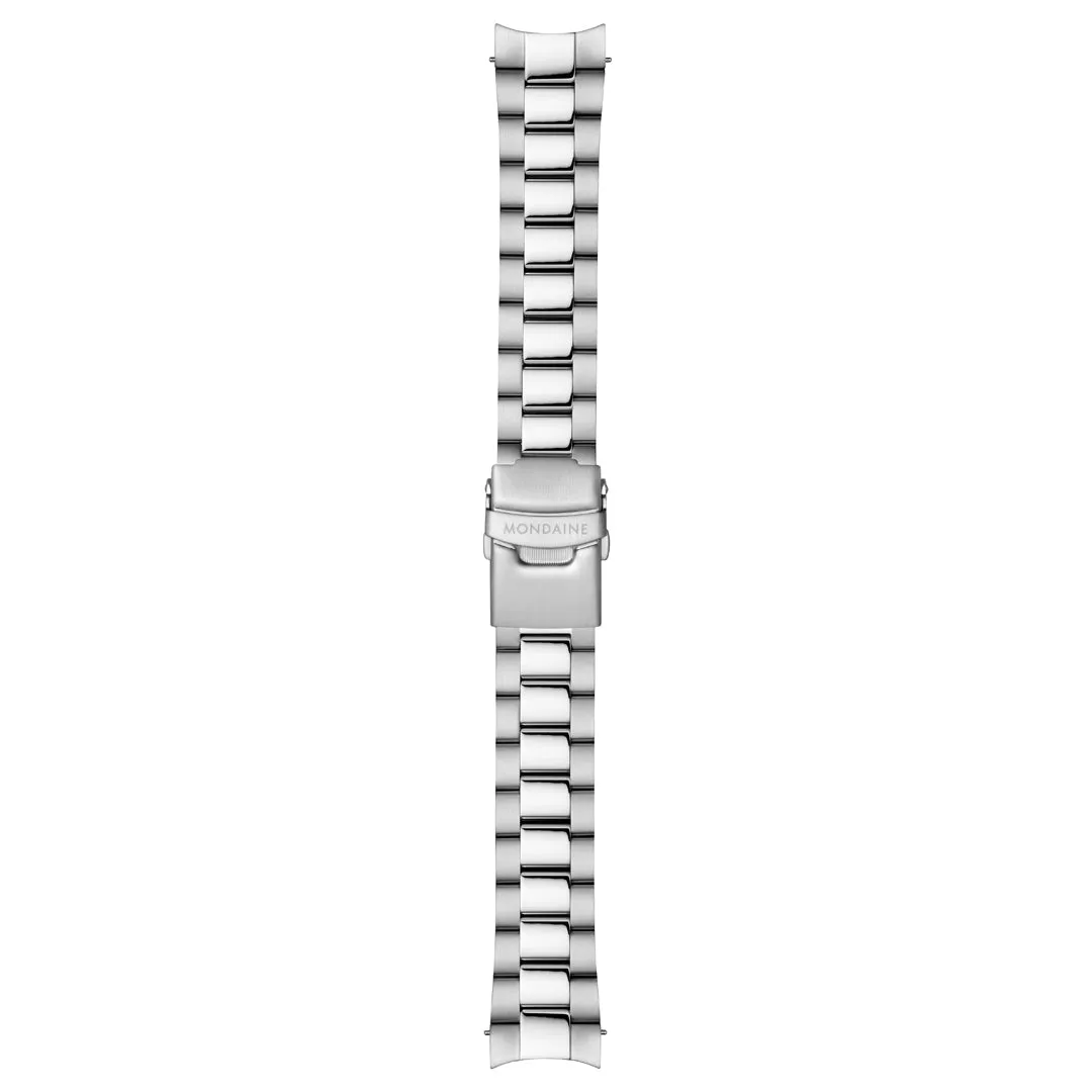 Mondaine Classic White Dial Stainless Steel Bracelet 40mm Watch A660.30360.11SBJ