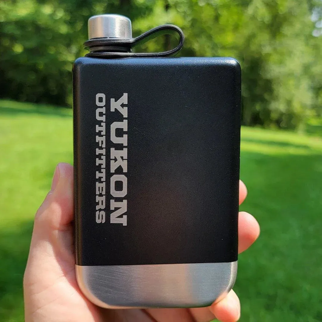 Moto Camp Nerd Flask