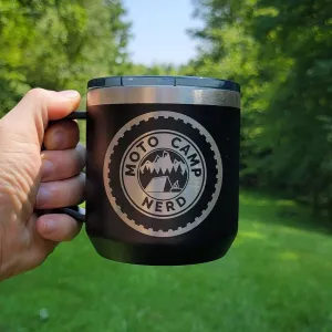 Moto Camp Nerd Insulated Coffee Mug 16oz. camp tool kit sale lightweight camp multi tool compact camp repair kit