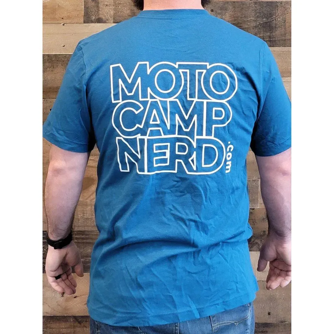 Moto Camp Nerd T-Shirt Deep Teal