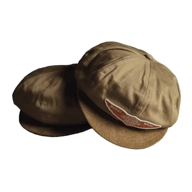 Motor Bronson Cycles Vintage Newsboy Cap