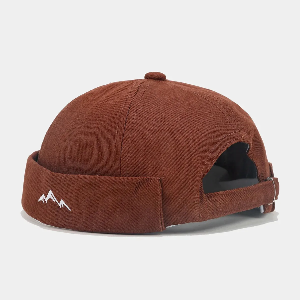 Mountain Silhouette Cotton Docker Cap