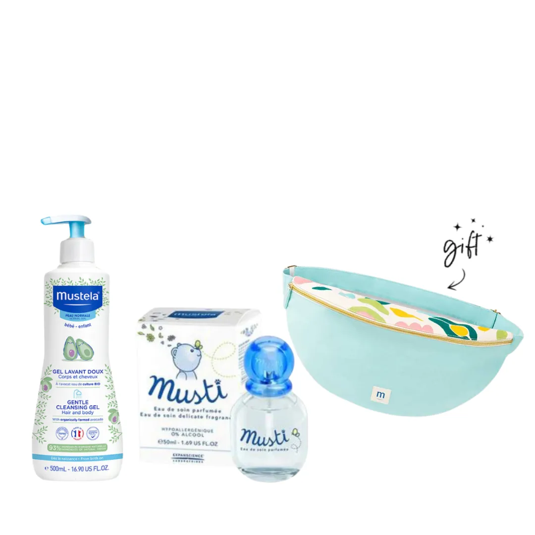 Mustela Normal Skin Cleanser And Fragrance   Free Gift Bundle