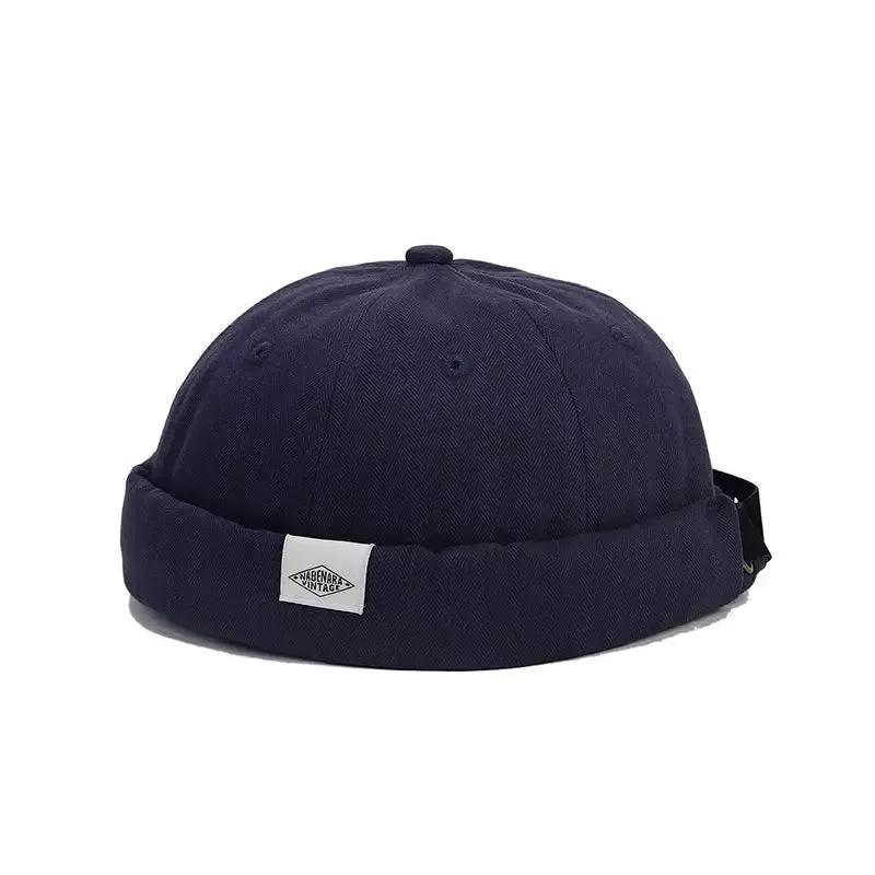 Nabenara Vintage Plain Cotton Docker Cap