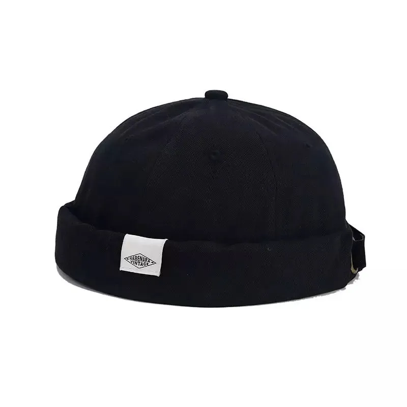 Nabenara Vintage Plain Cotton Docker Cap