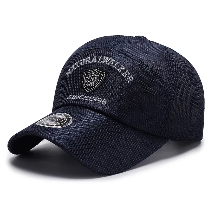 Natural Walker Baseball Cap boater hat with bow in beach sunlight