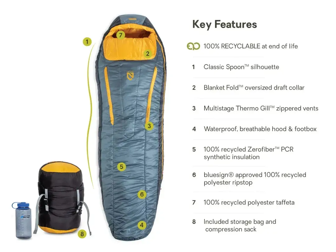 NEMO | Forte Endless Promise Men's Synthetic Sleeping Bag 35a??