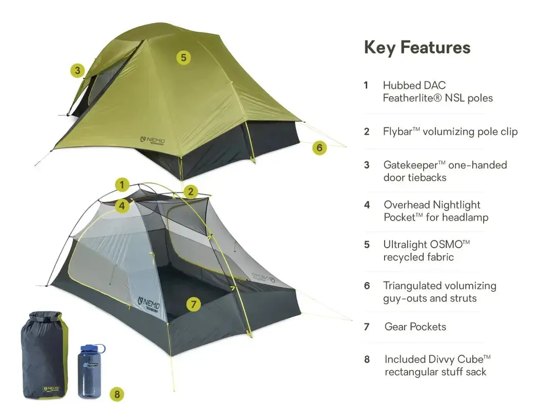 NEMO | Hornet OSMOa???Ultralight Backpacking Tent 3P