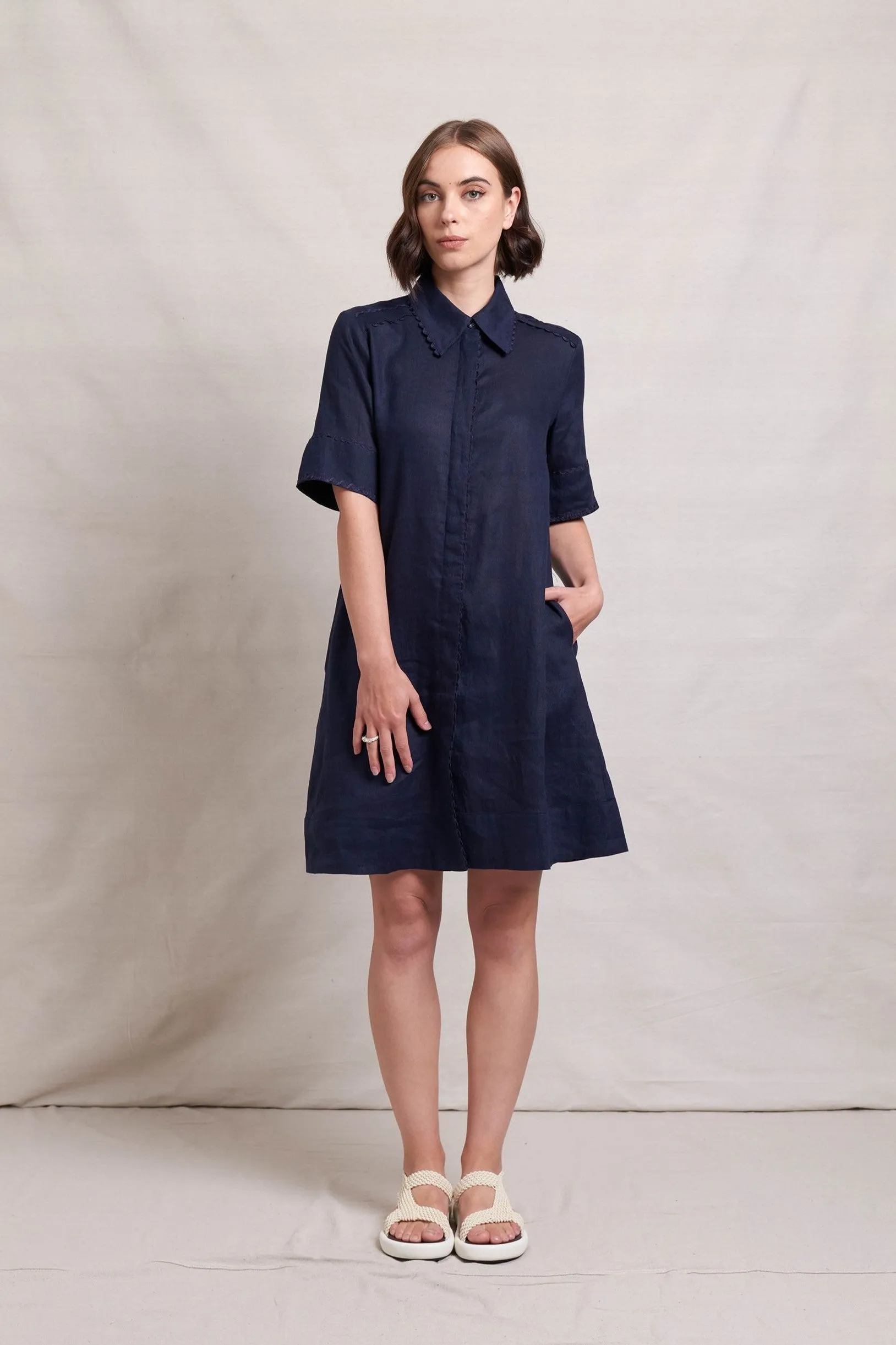 Clothings Neris - SN2651 Ric Rac Dress Dresses women dresses dress stores