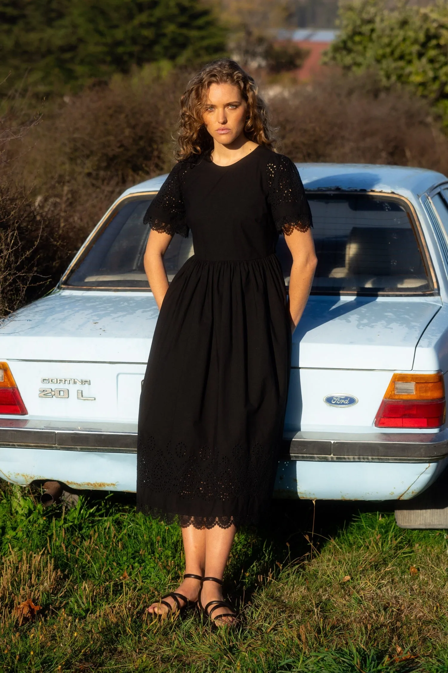 Neris - SN2654 Lace Work Dress