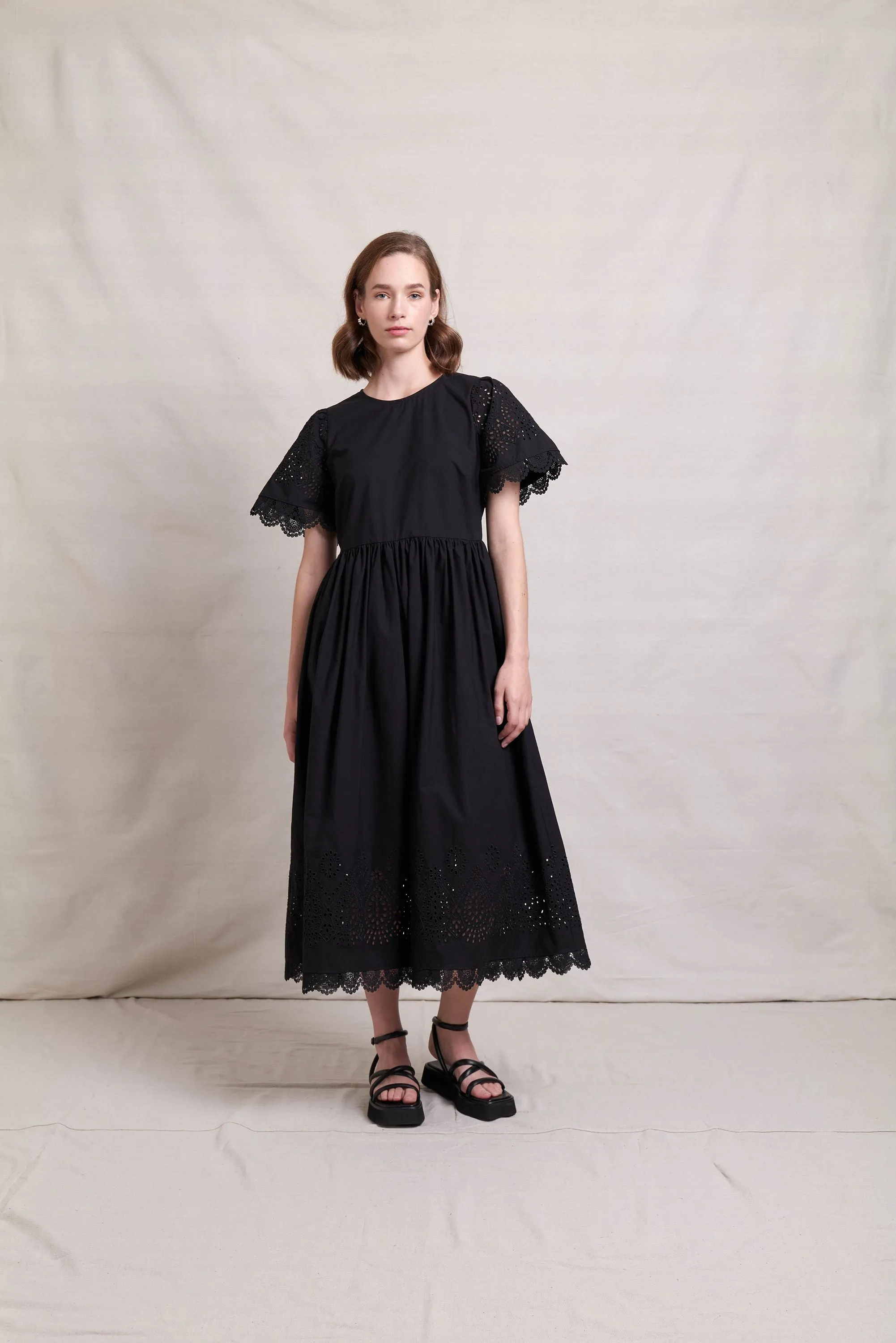 Clothings Neris - SN2654 Lace Work Dress Dresses women dresses dress stores