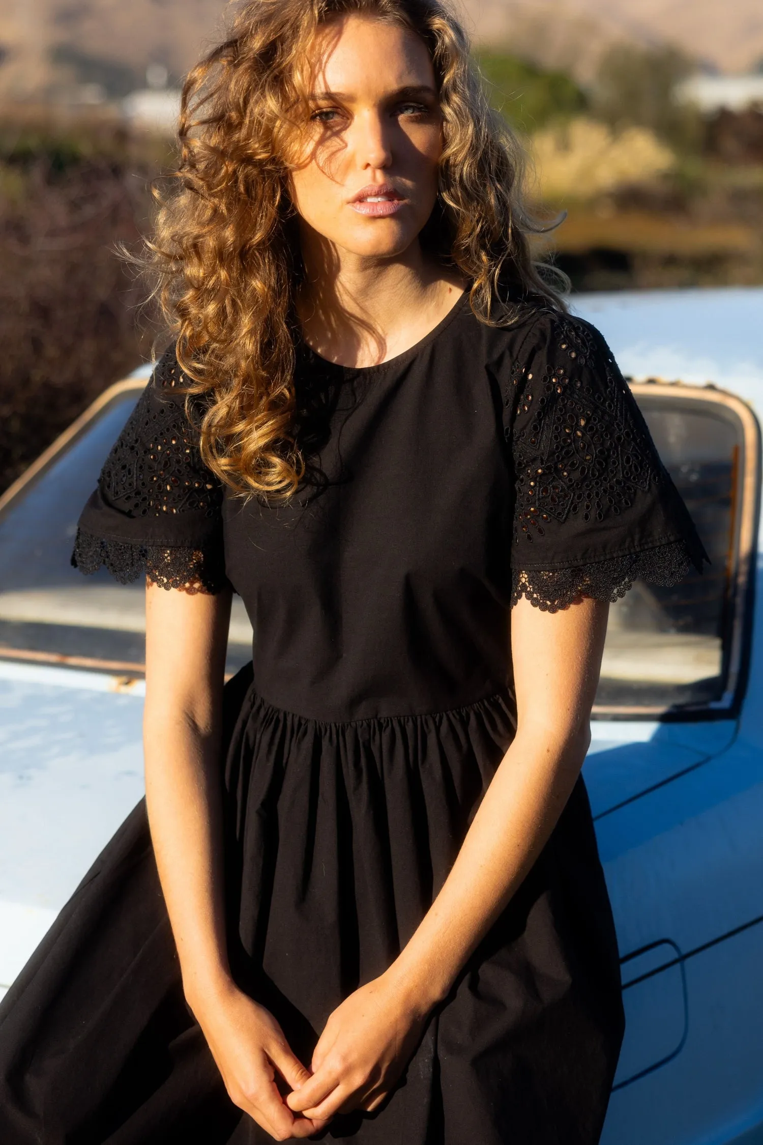 Neris - SN2654 Lace Work Dress