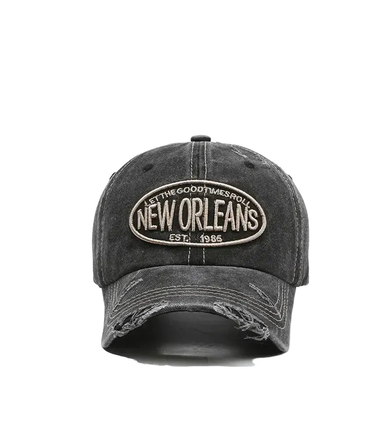 New Orleans Vintage Ripped Baseball Cap
