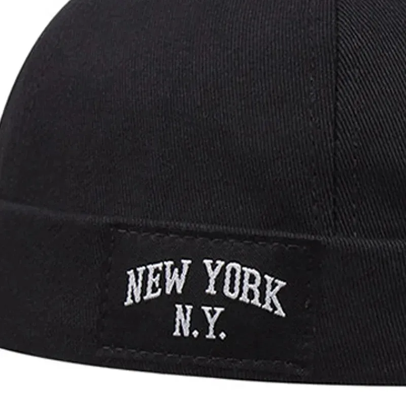 New York NY Black Docker Cap