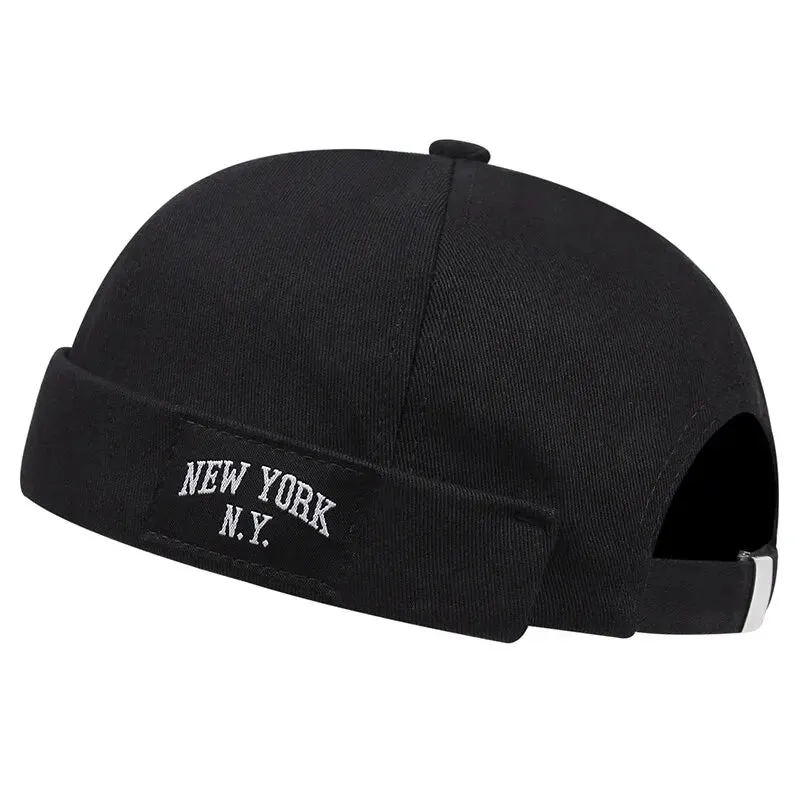 New York NY Black Docker Cap