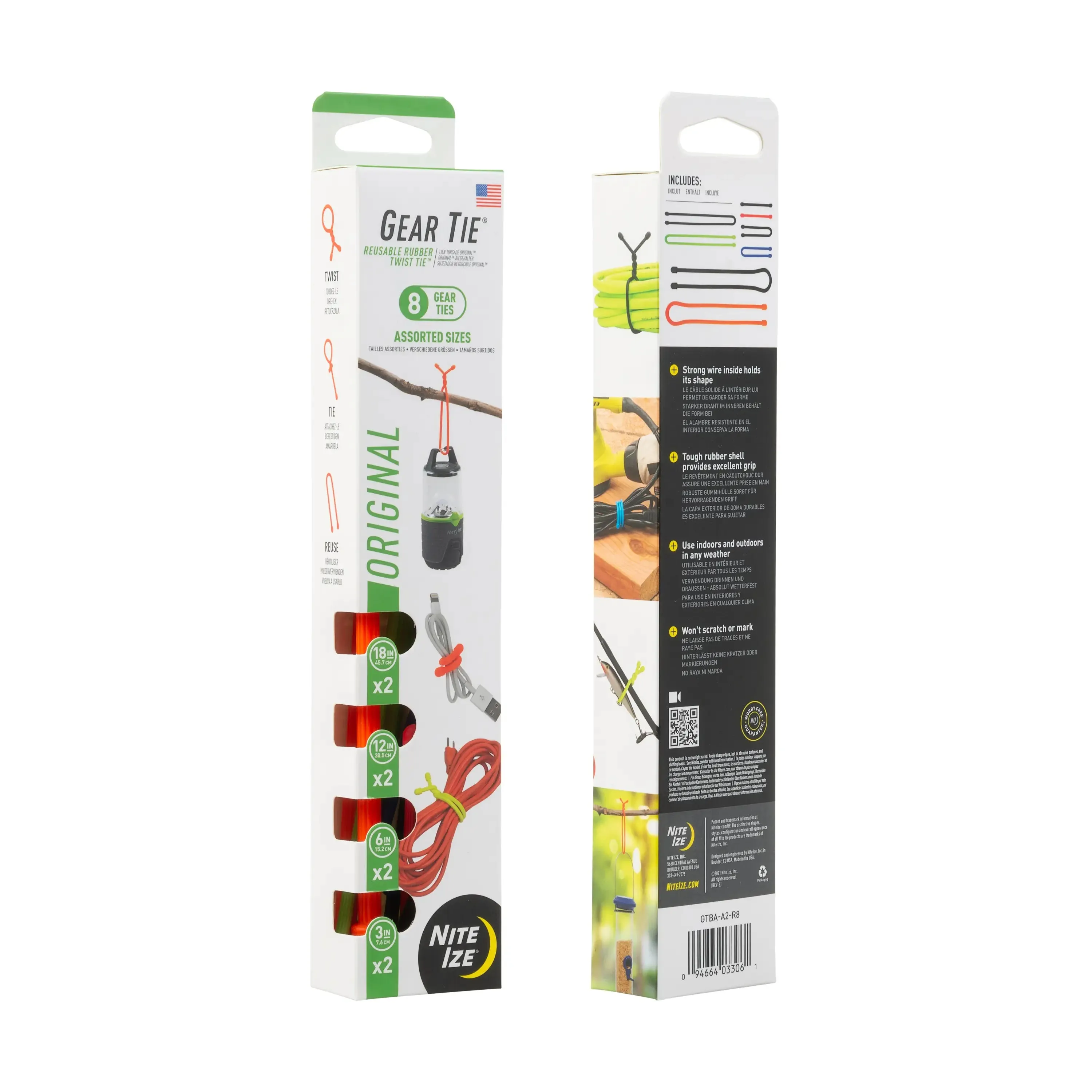Nite Ize | Gear Tie?? Assorted Packs