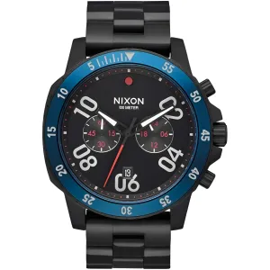 Nixon Men's Watch - Ranger Quartz Chronograph Black Dial Steel Bracelet | A549-602 Luxury Quartz Watch Quartz Watch Sale