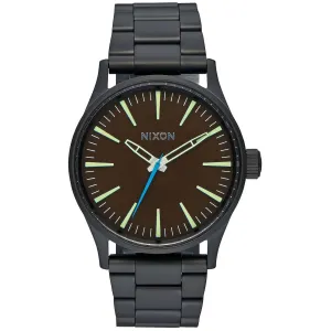 Nixon Unisex Watch - Sentry Quartz Brown Dial Stainless Steel Bracelet | A450-712 Luxury Quartz Watch Quartz Watch Sale
