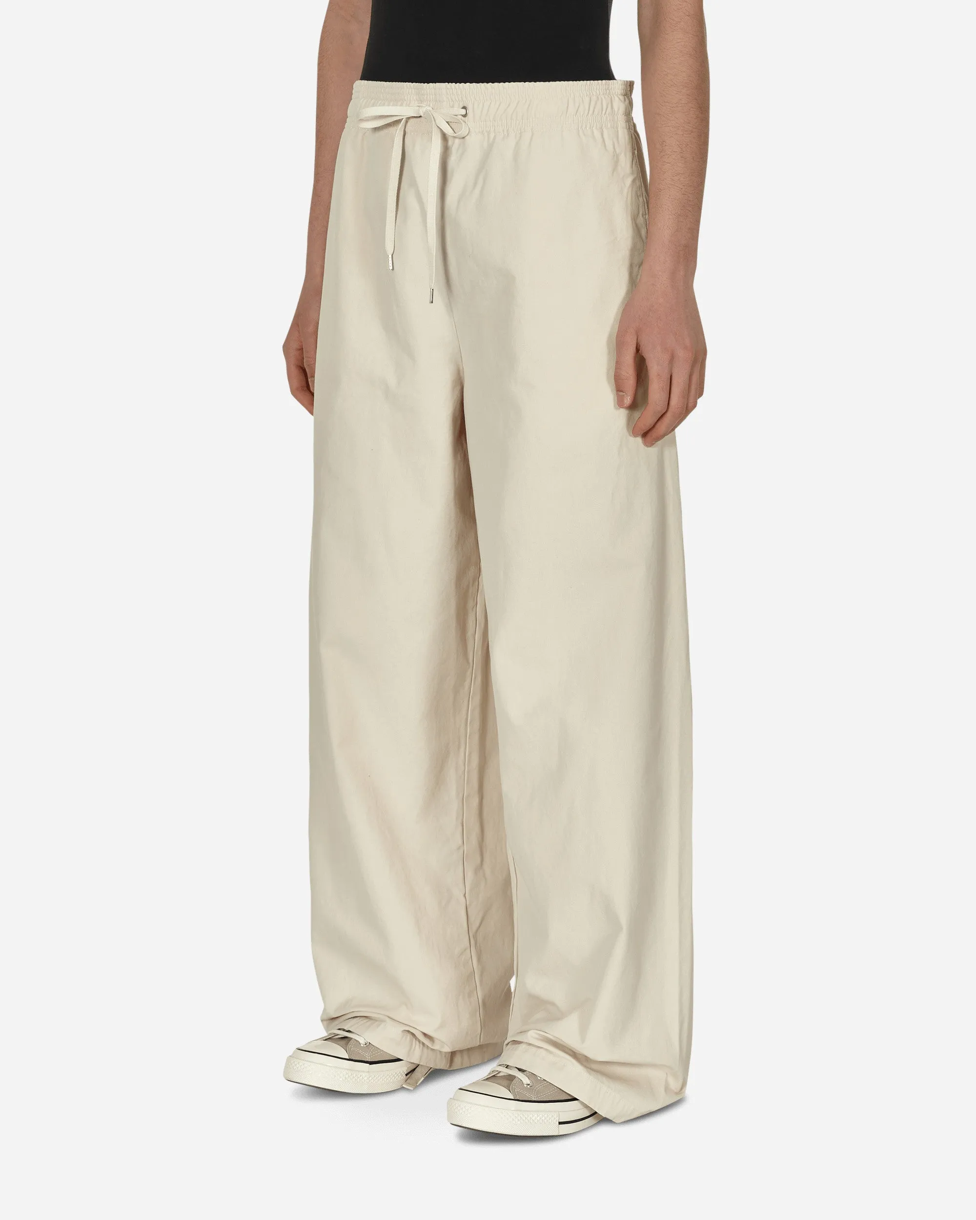 No Side Seam Easy Wide Pants White