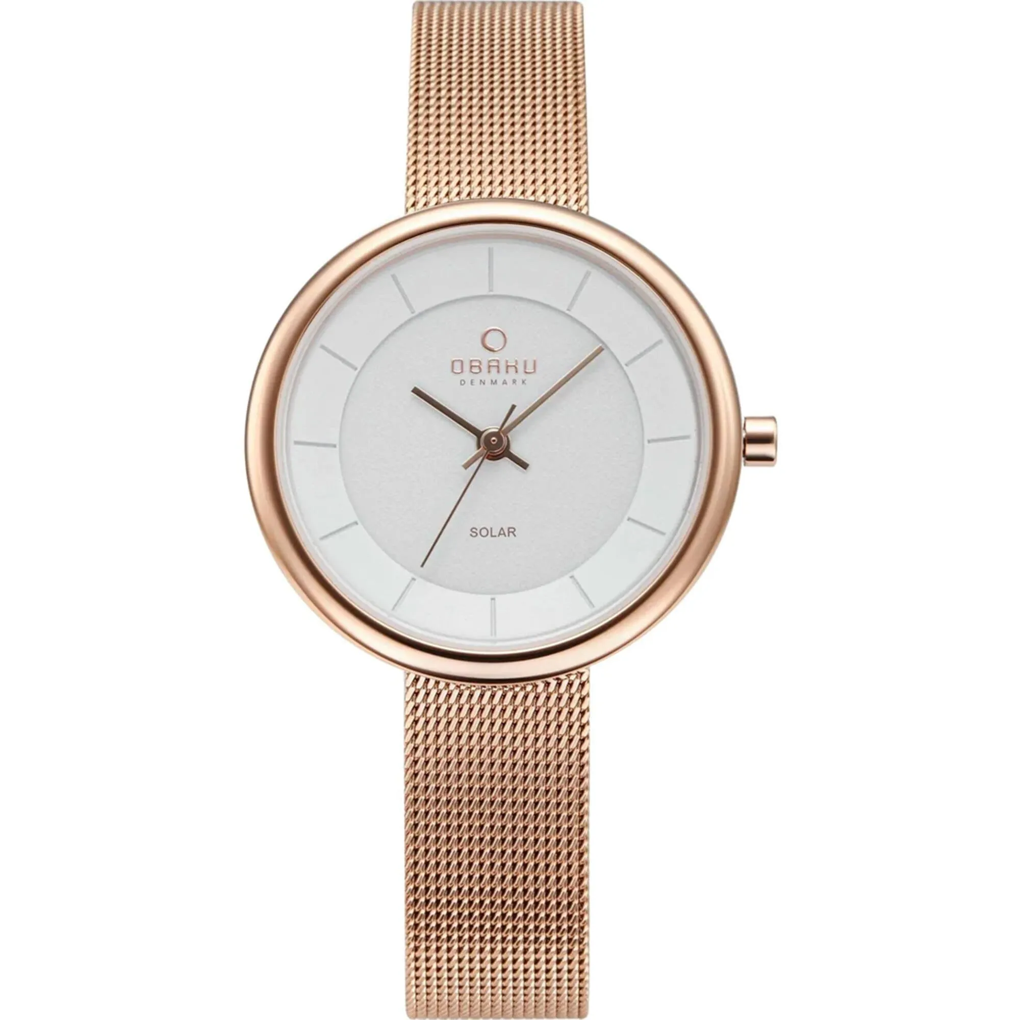 Obaku Women's Watch - Lys White Dial Plated Stainless Steel Bracelet | V206LRVWMV Luxury Quartz Watch Quartz Watch Sale