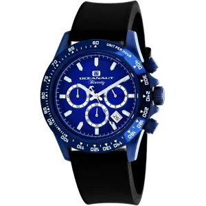 Oceanaut Men's Watch - Biarritz Quartz Blue Dial Black Rubber Strap | OC6117R Luxury Quartz Watch Quartz Watch Sale