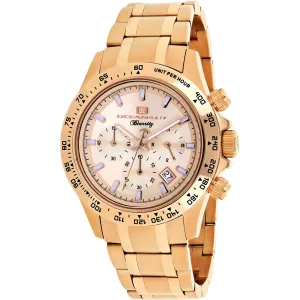 Oceanaut Men's Watch - Biarritz Rose Gold Dial Plated Steel Bracelet | OC6123 