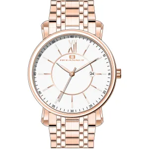 Oceanaut Men's Watch - Expedition White Dial Rose Gold Case Steel Bracelet | OC4984 