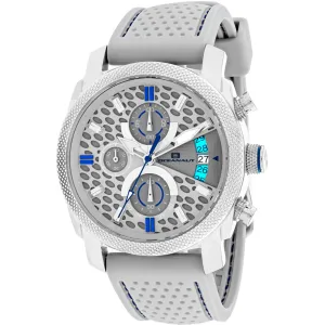 Oceanaut Men's Watch - Kryptonite Silver Tone Case Grey Dial Rubber Strap | OC2325 Luxury Quartz Watch Quartz Watch Sale