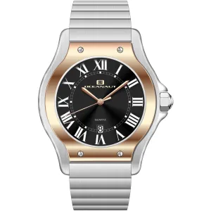Oceanaut Men's Watch - Rayonner Quartz Black Dial Stainless Steel Bracelet | OC1399 