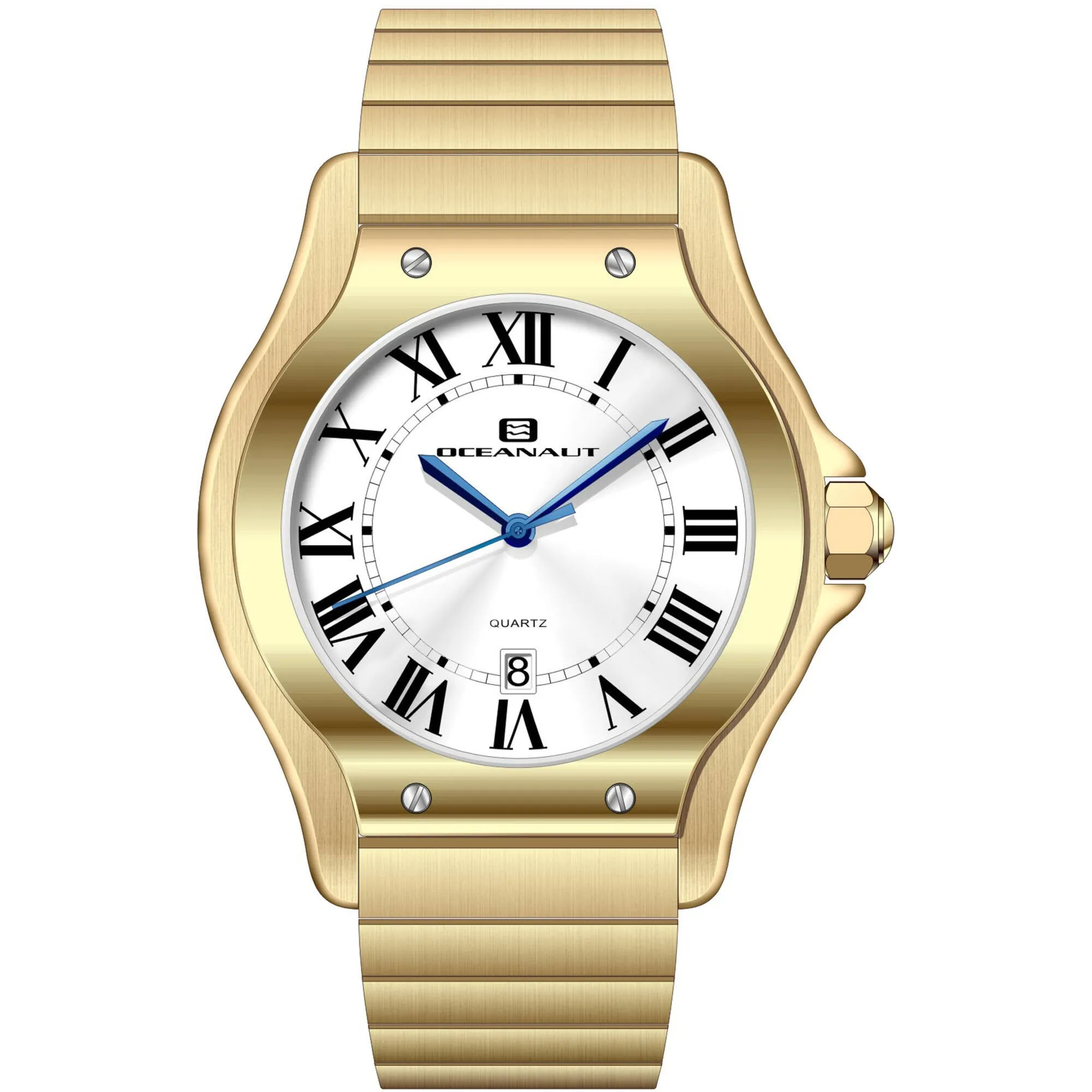 Oceanaut Men's Watch - Rayonner Silver Dial Plated Stainless Steel Bracelet | OC1394 