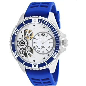 Oceanaut Men's Watch - Tide Quartz Silver Tone Case Blue Rubber Strap | OC0992 Luxury Quartz Watch Quartz Watch Sale