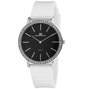 Oceanaut Women's Watch - Ripple Quartz Black Dial White Rubber Strap | OC0262 Luxury Quartz Watch Quartz Watch Sale