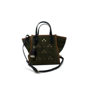 OLIVE SUEDE MINI TOTE crossbody bags low price