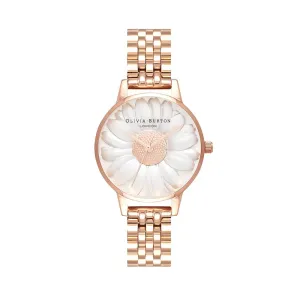 Olivia Burton 3D Daisy Rose Gold Watch - Rose Gold 