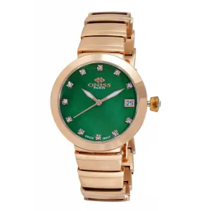 Oniss Women's Watch - Prima Green Dial Plated Steel Bracelet | ON5559-30_RGGN Luxury Quartz Watch Quartz Watch Sale