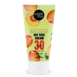Organic Shop Sunscreen Day Face Cream SPF30 Oily Skin 