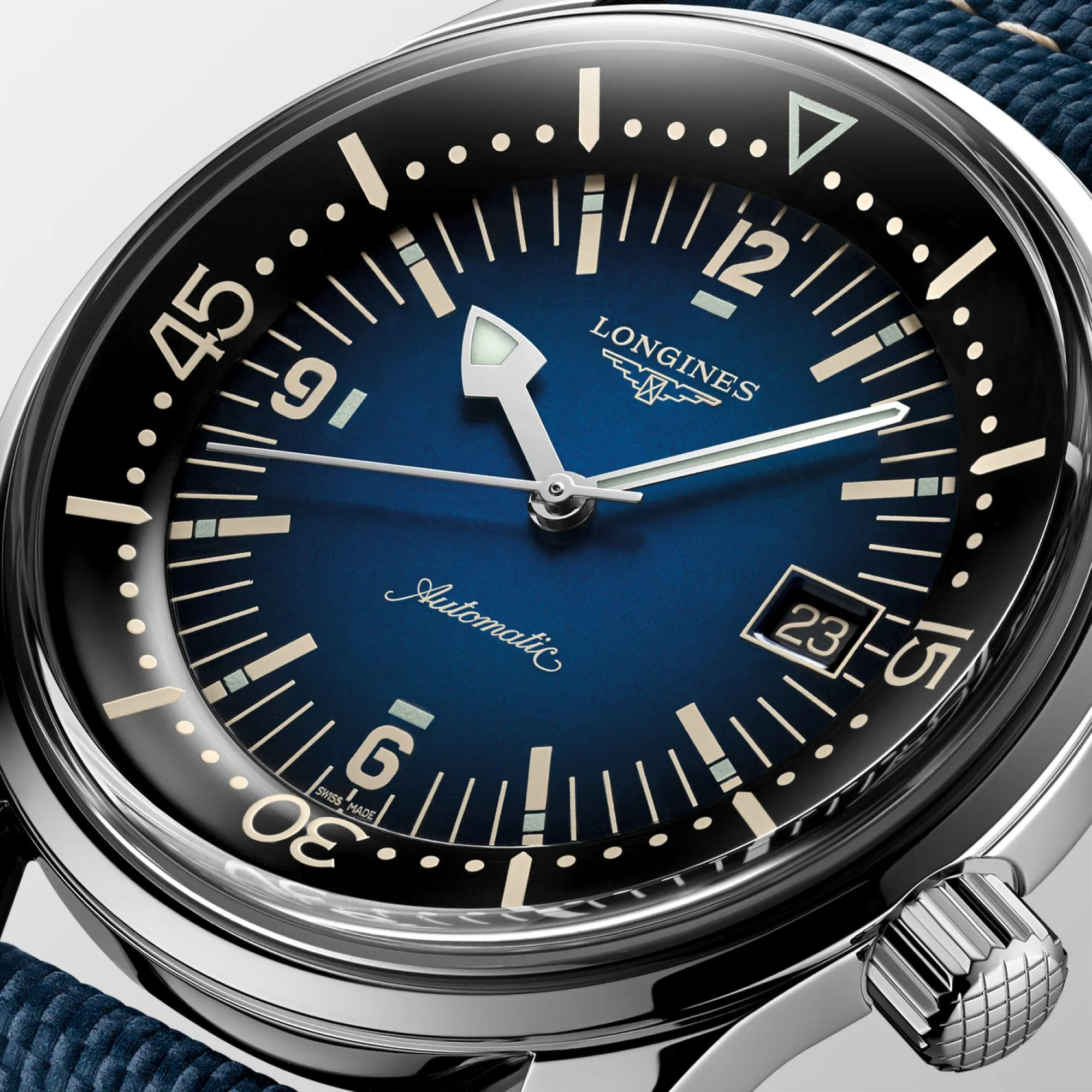 Orologio Longines The Longines Legend Diver Watch L3.774.4.90.2