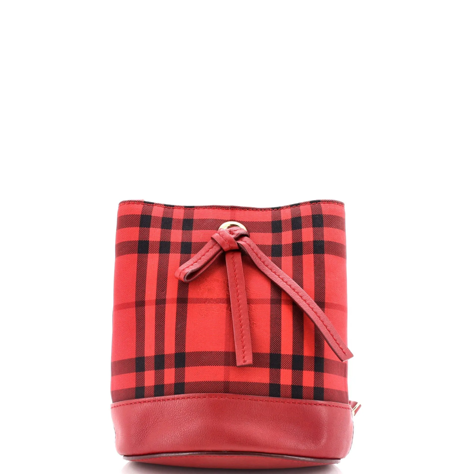 Overdyed Bucket Bag Horseferry Check Canvas Baby stylish bucket bags
