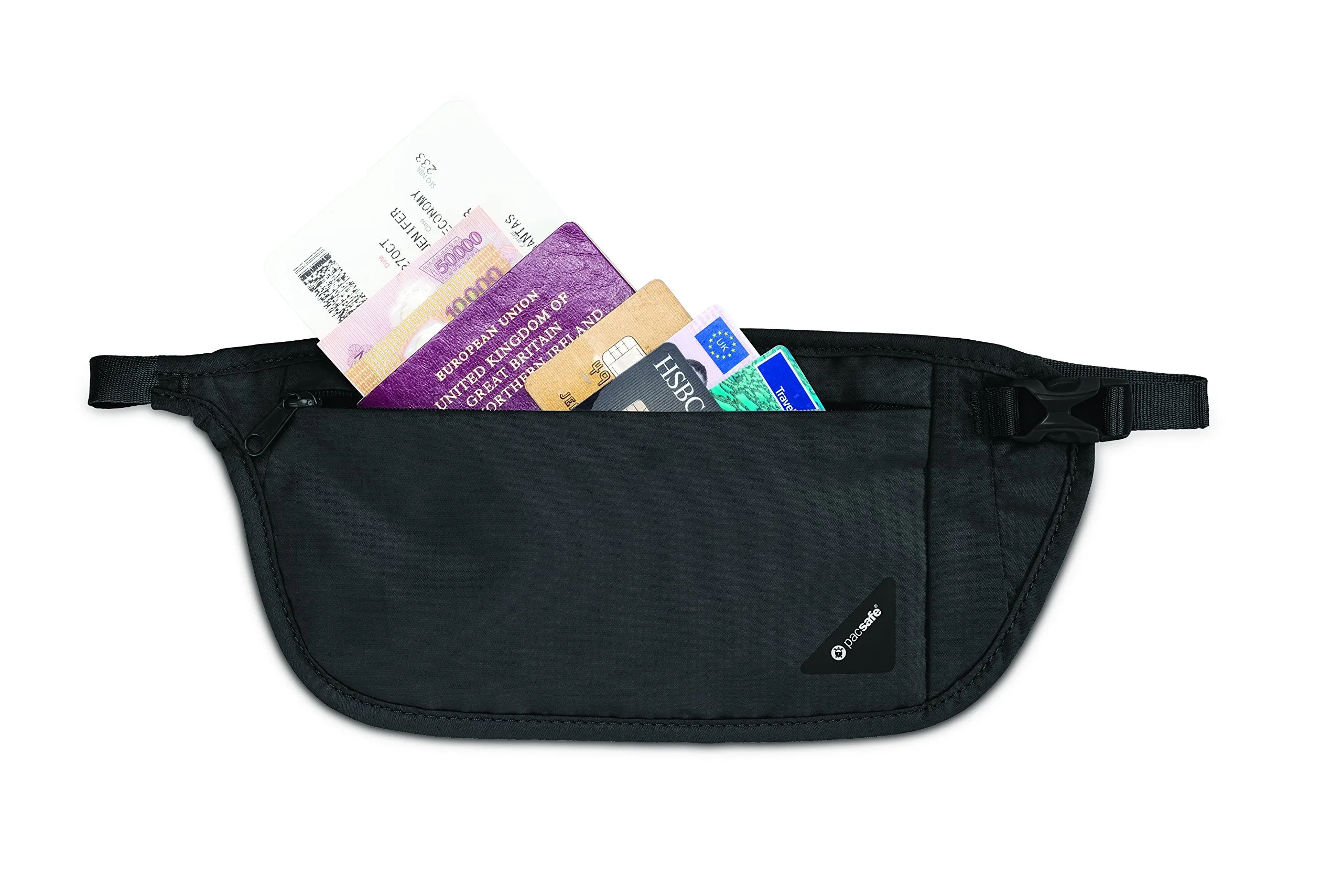 Pacsafe Coversafe V100 Porte-monnaie ceinture anti-RFID Pacsafe