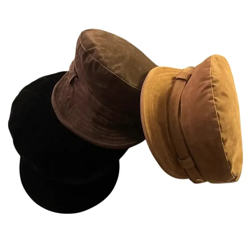 Palmer Suede Sailor Cap