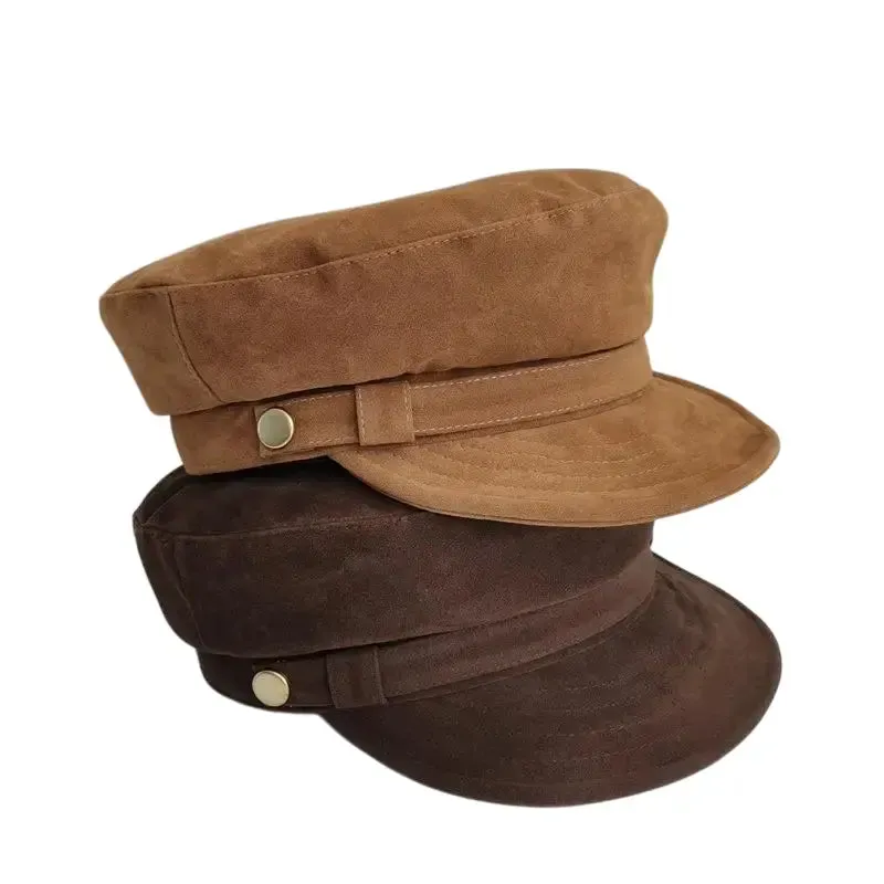 Palmer Suede Sailor Cap