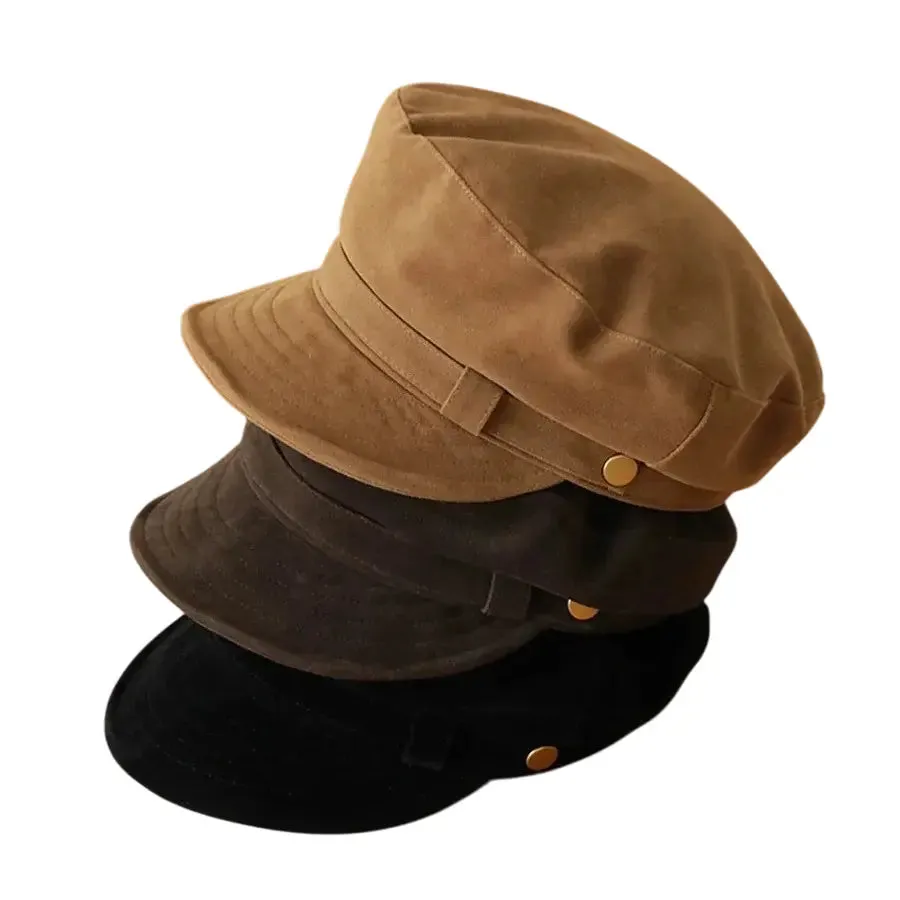 Palmer Suede Sailor Cap