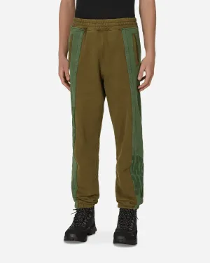 Panel Sweatpants Green / Brown Men's sweatshirt