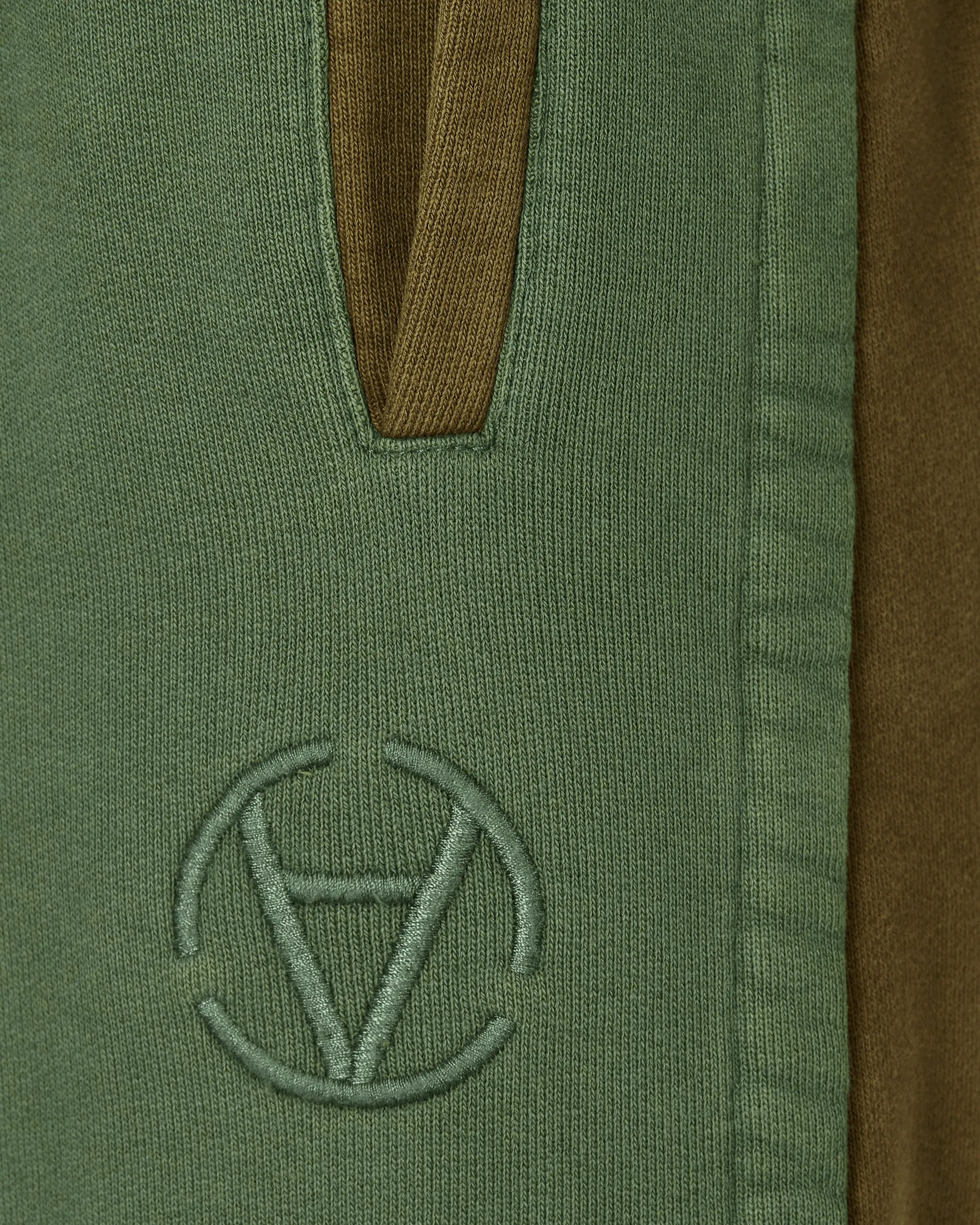 Panel Sweatpants Green / Brown