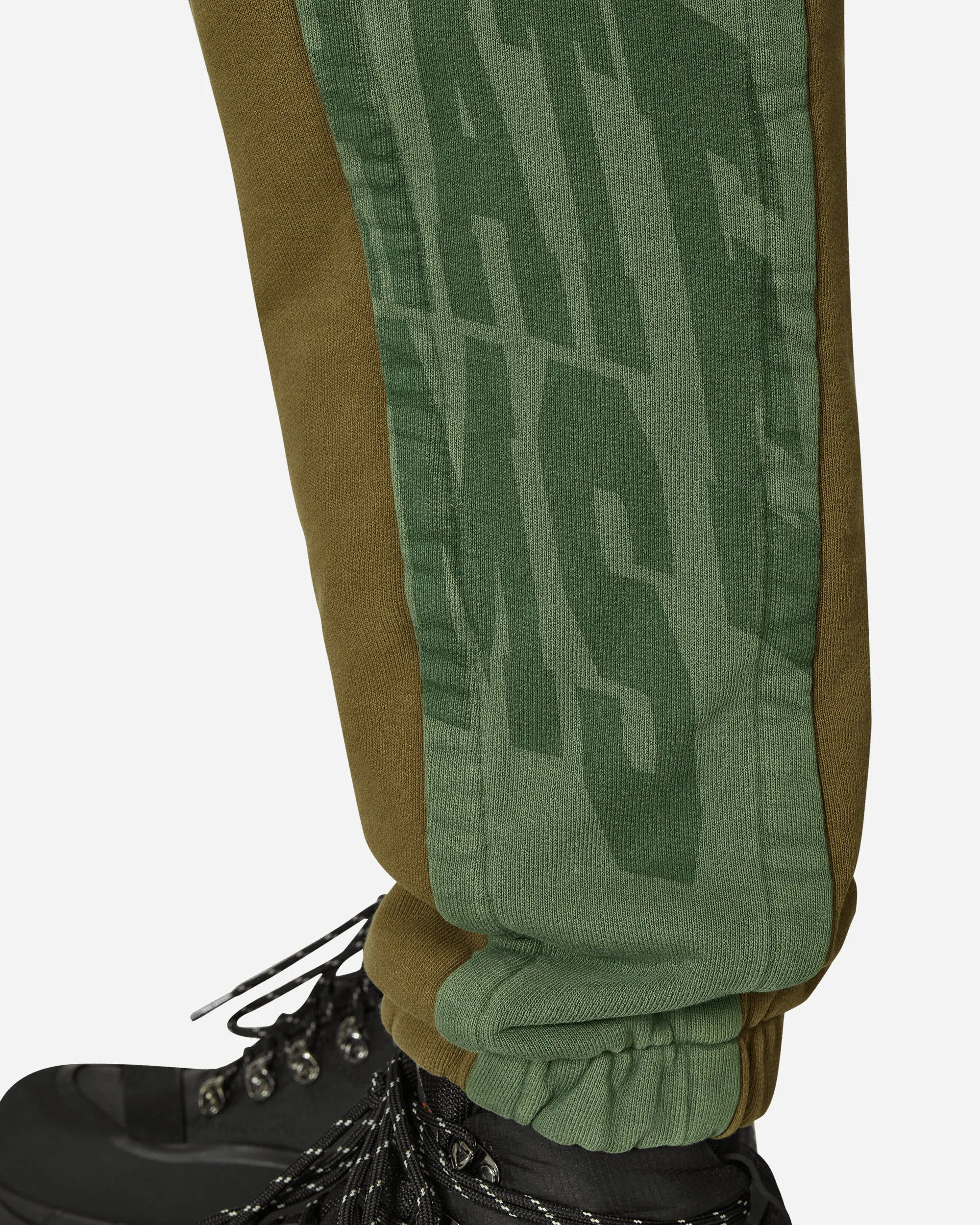 Panel Sweatpants Green / Brown