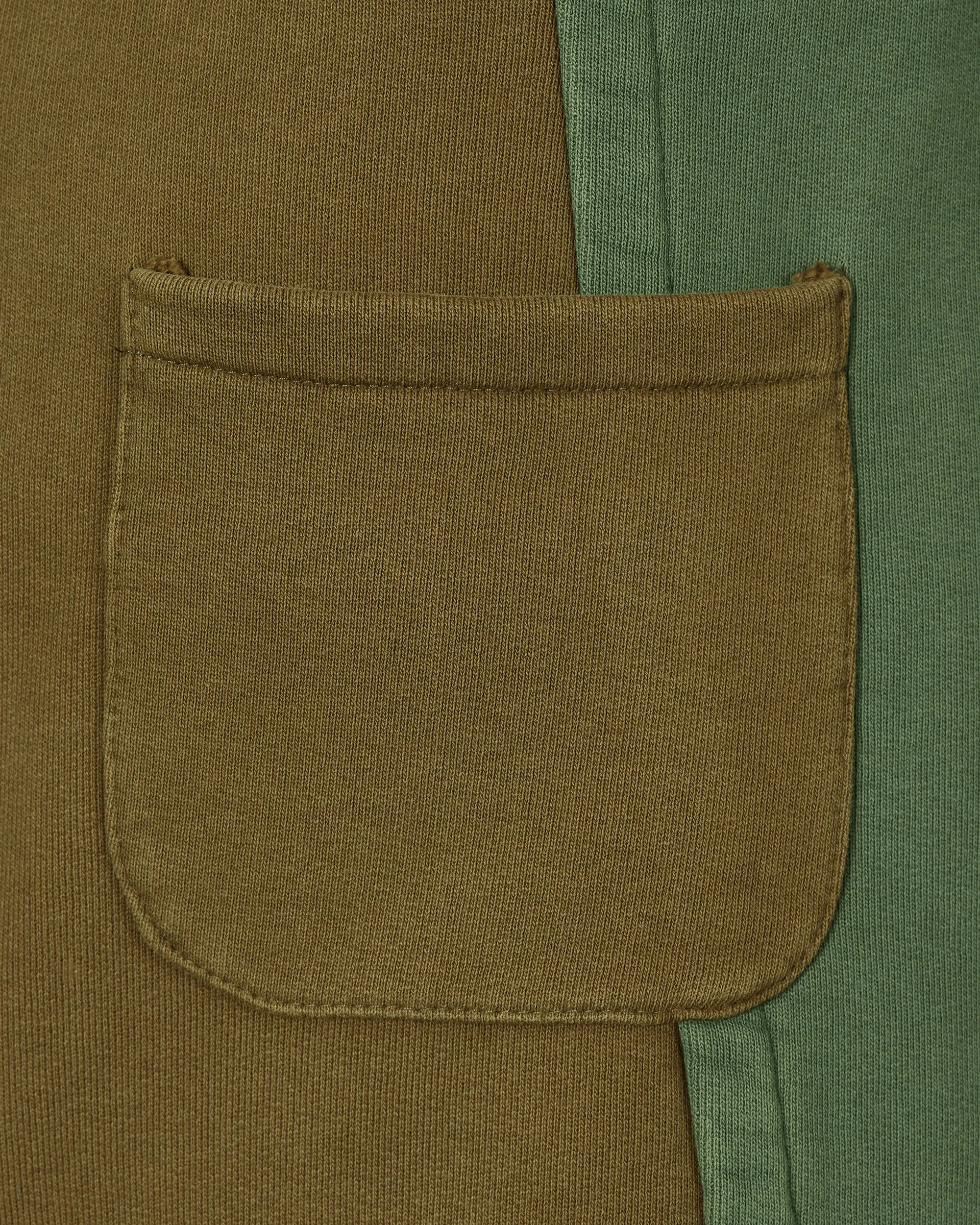 Panel Sweatpants Green / Brown