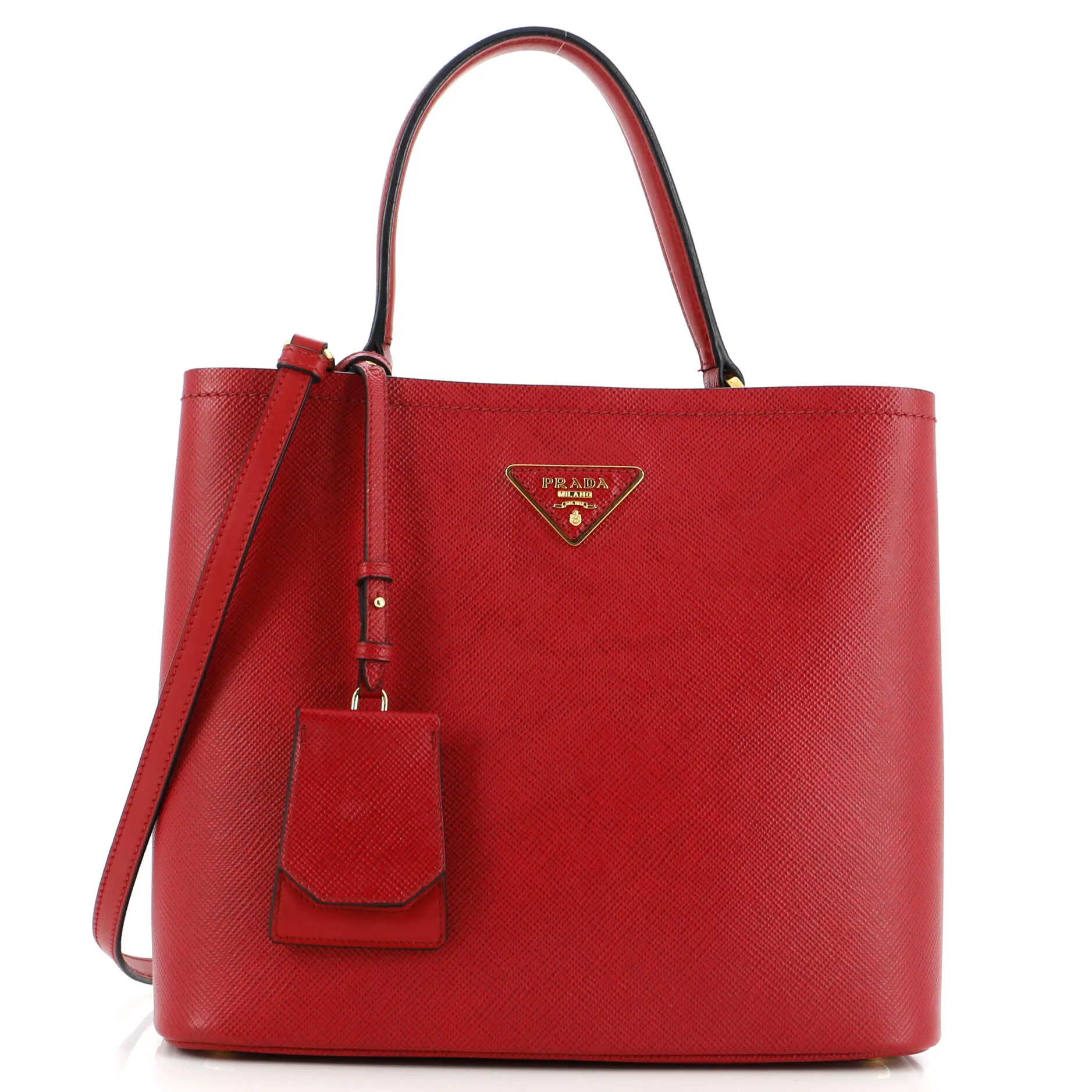 Panier Bucket Bag Saffiano Leather Large stylish bucket bags