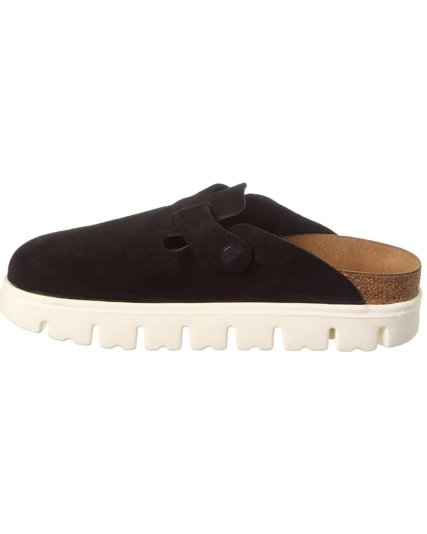Papillio par Birkenstock Boston Chunky Étroite Sabot en Suède